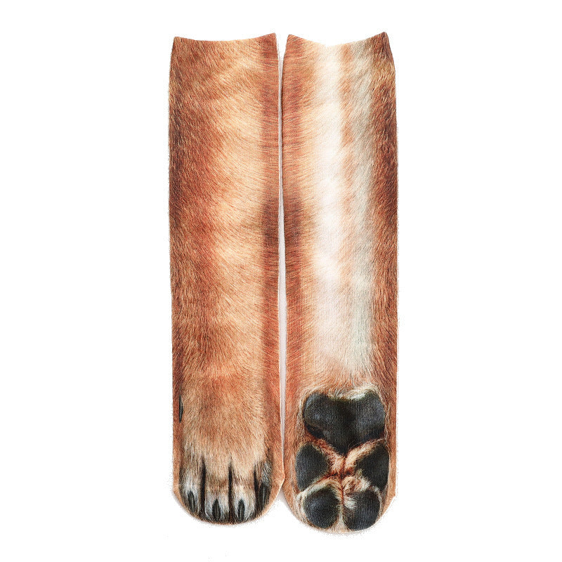 3D Animal Paw Socks